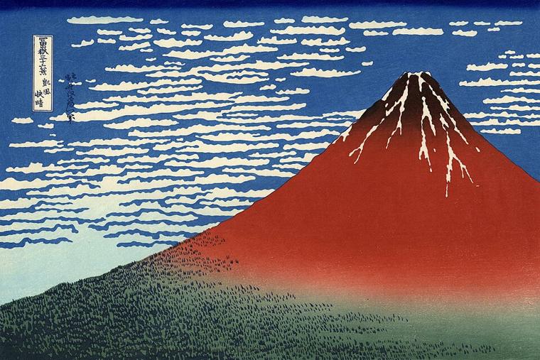 Hokusai, South Wind, Clear Sky